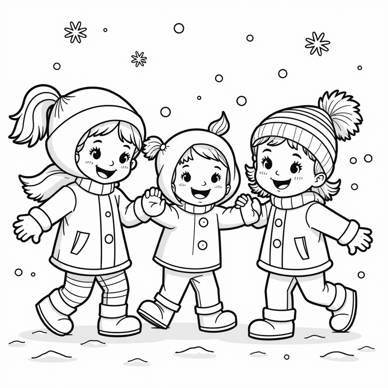 Rainbow Friends having a snowball fight