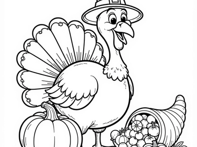 Free Thanksgiving Coloring Pages