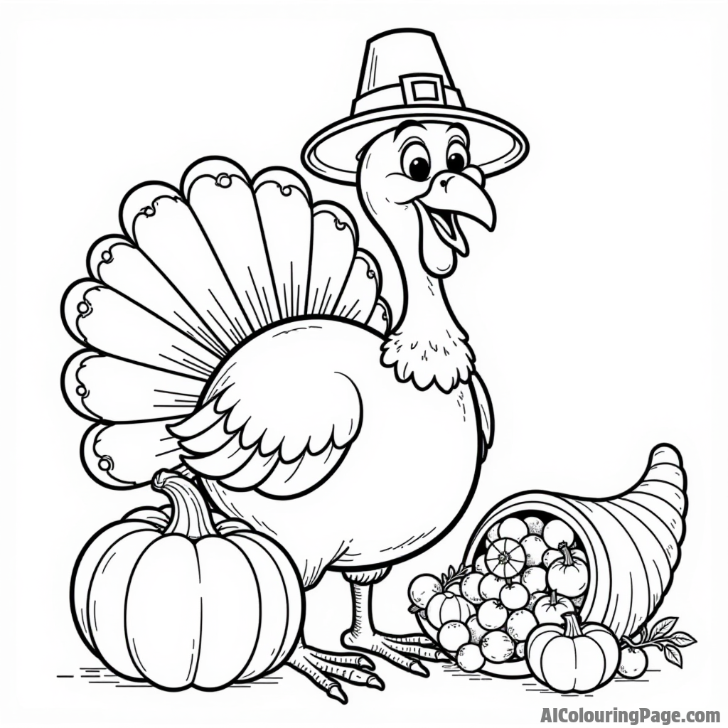 Free Thanksgiving Coloring Pages