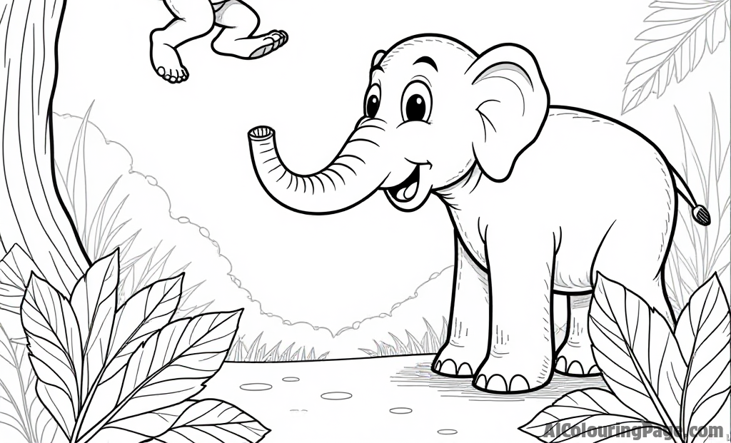 Free Jungle safari Coloring Pages