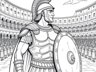 Free Roman Empire Coloring Pages
