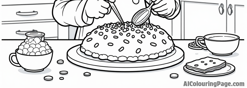 Free Cookies Coloring Pages