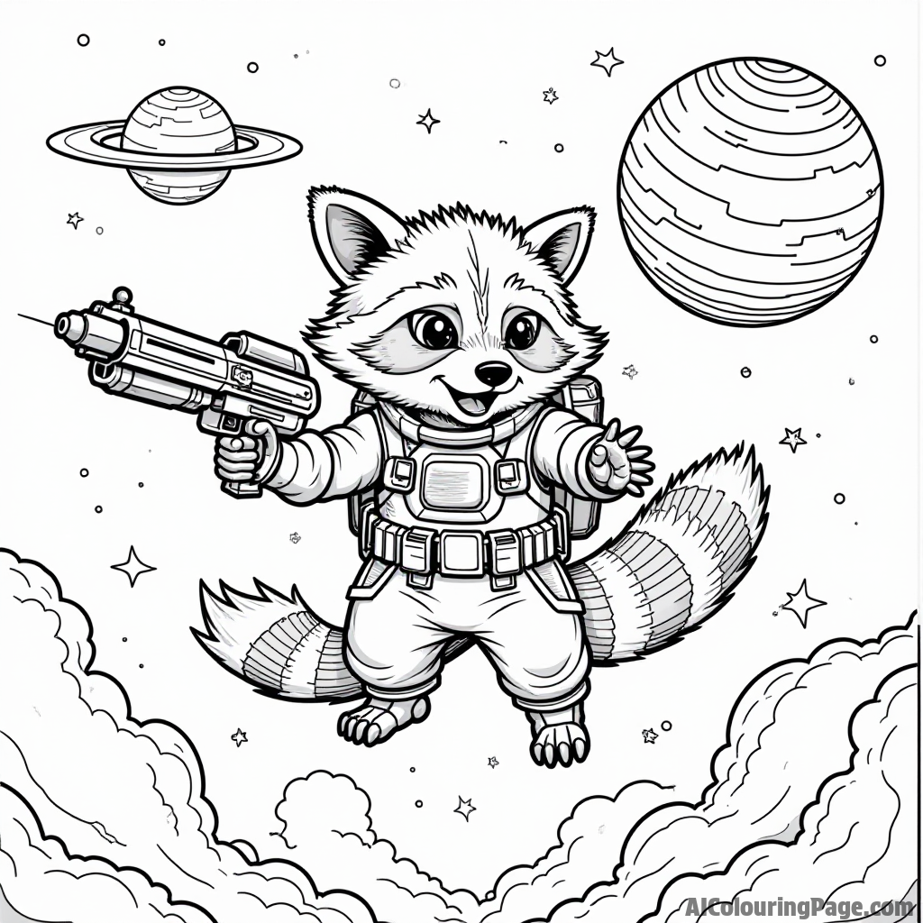 Free Guardians of the Galaxy Coloring Pages