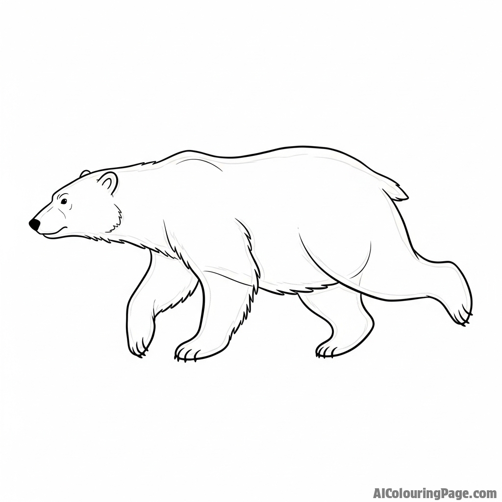 An ethereal image of a polar bear's spirit form, transparent and shimmering.