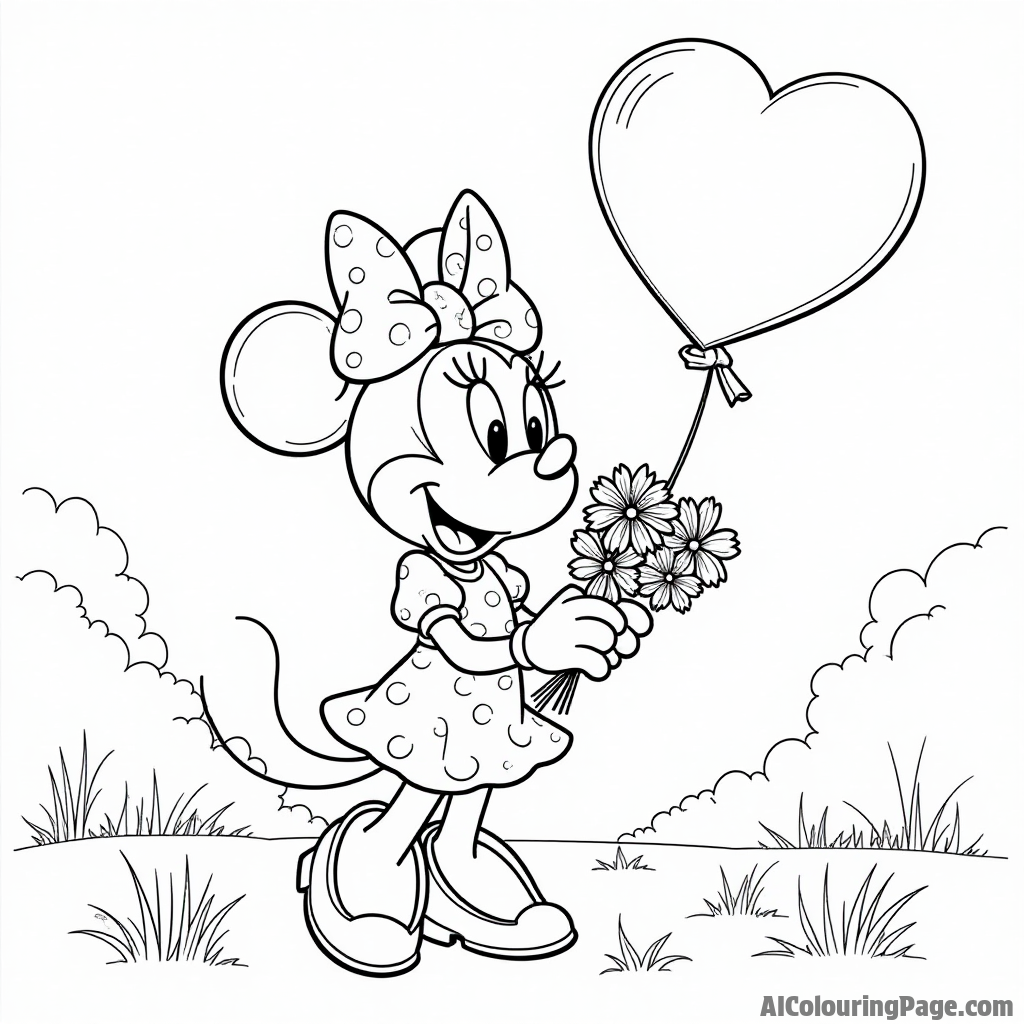 Free Minnie Mouse Coloring Pages