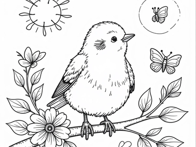 Free Robins Coloring Pages – free printable coloring page