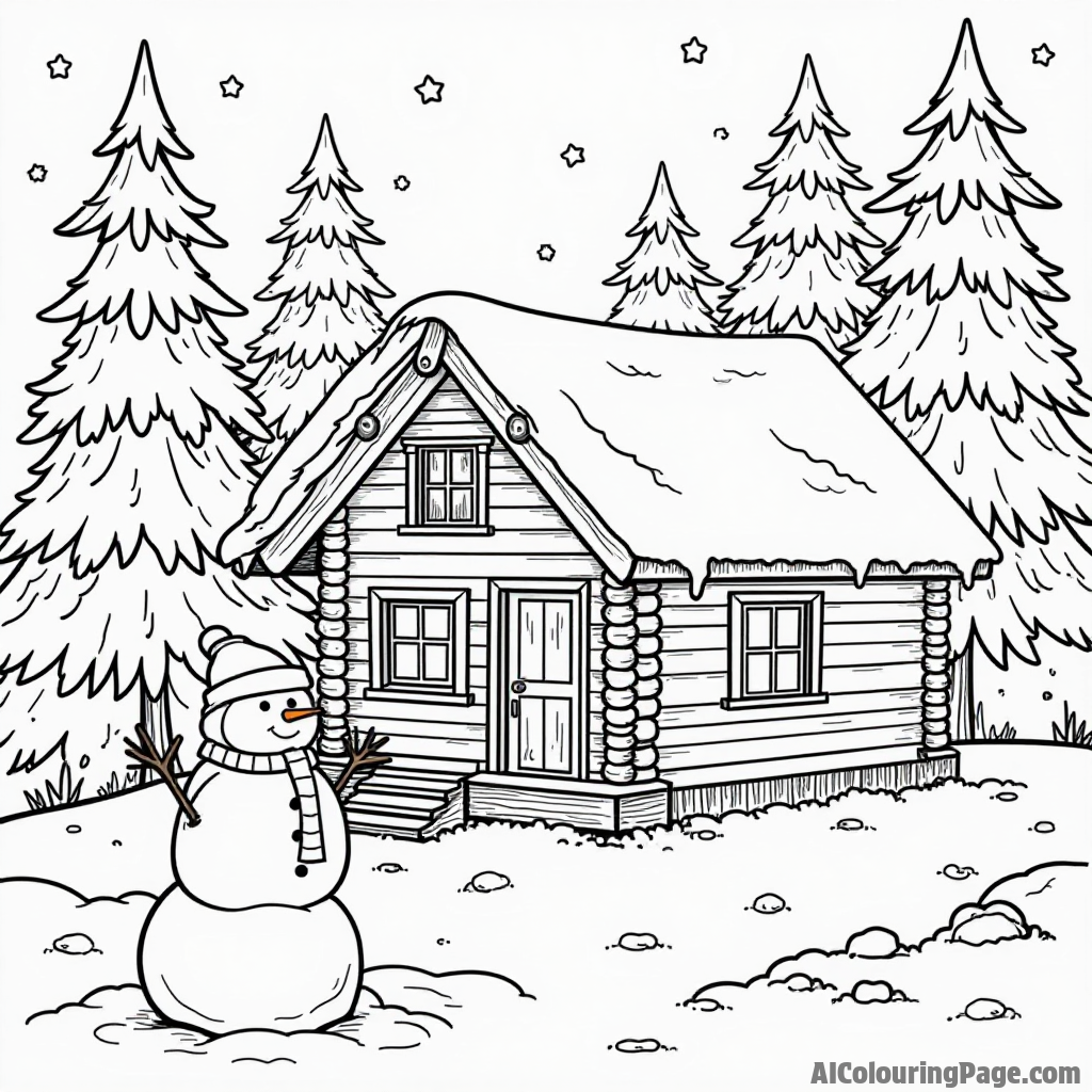 Free Winter Coloring Pages