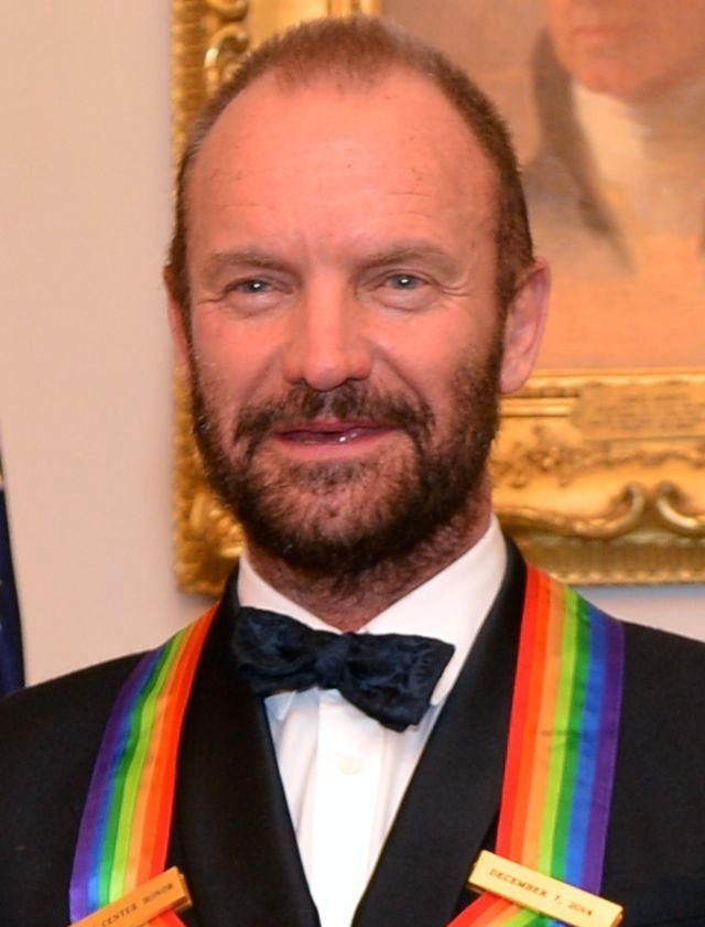 Photo of musician Sting at a 2014 State Department event.