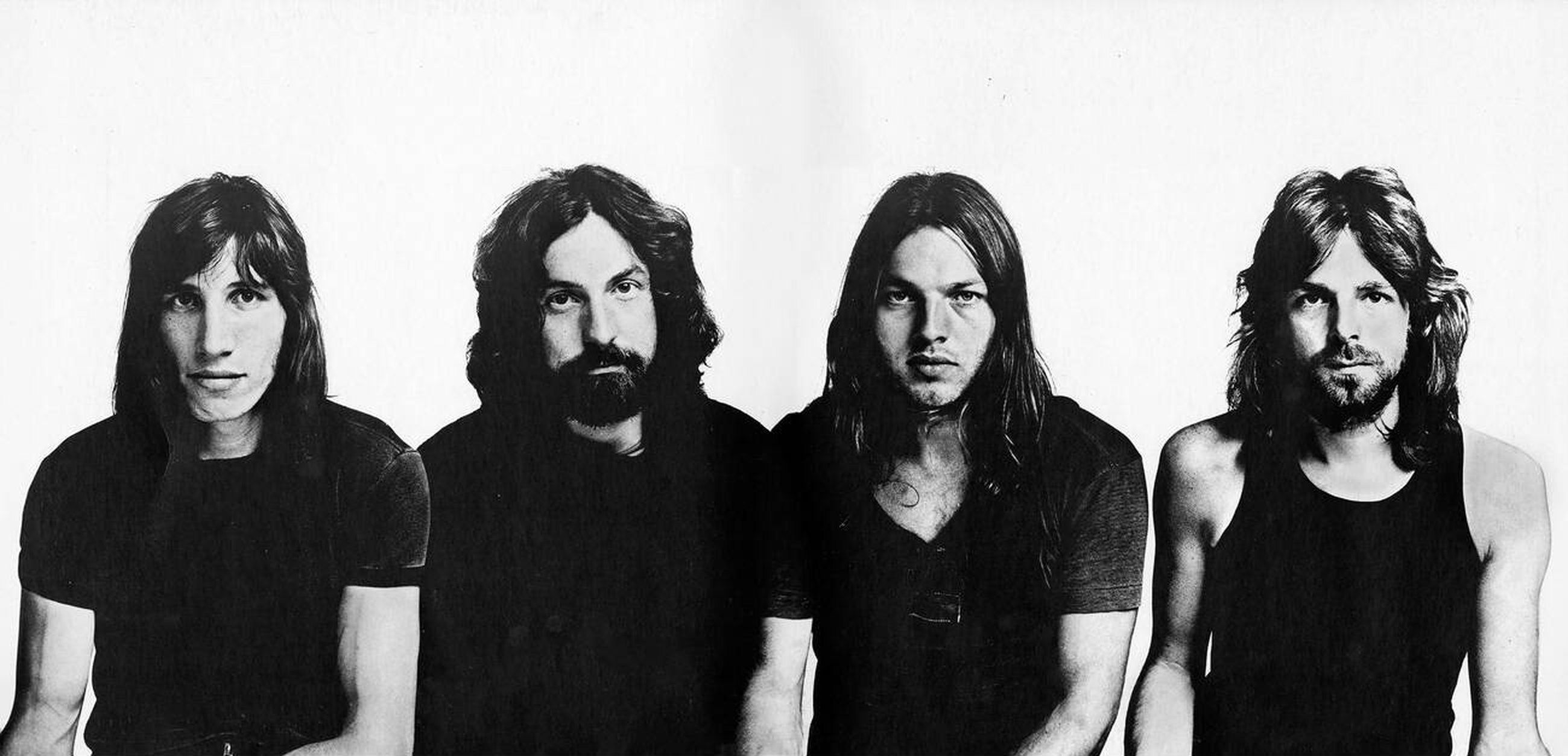 Group portrait of the four members of Pink Floyd, 1971.