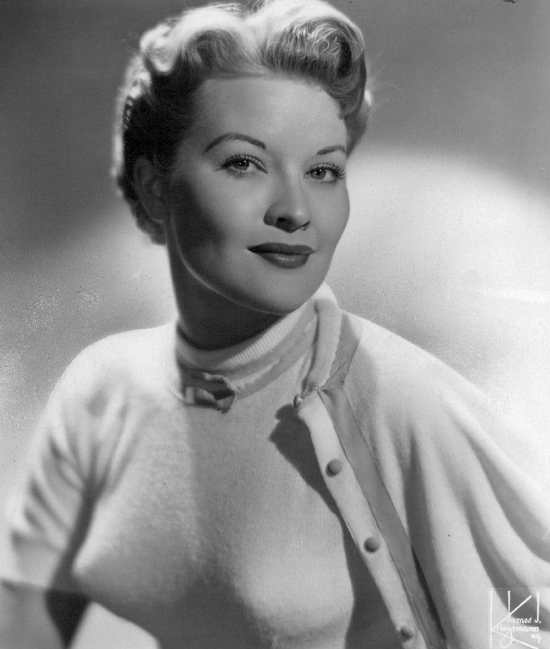 Black-and-white publicity portrait of singer Patti Page from 1955.