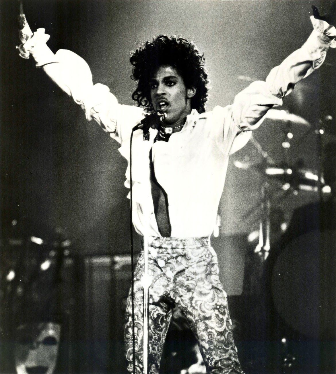 Publicity portrait of the musician Prince from 1984.