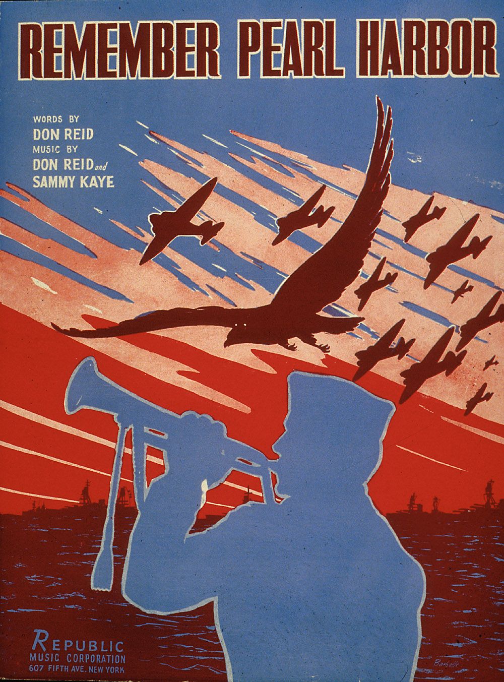 World War II and Pearl Harbor featuring the song "Remember Pearl Harbor"