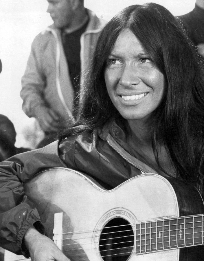 Portrait of Buffy Sainte-Marie from 1970