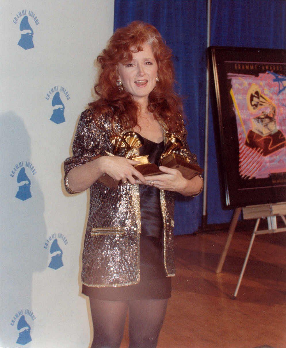 Bonnie Raitt at an awards ceremony