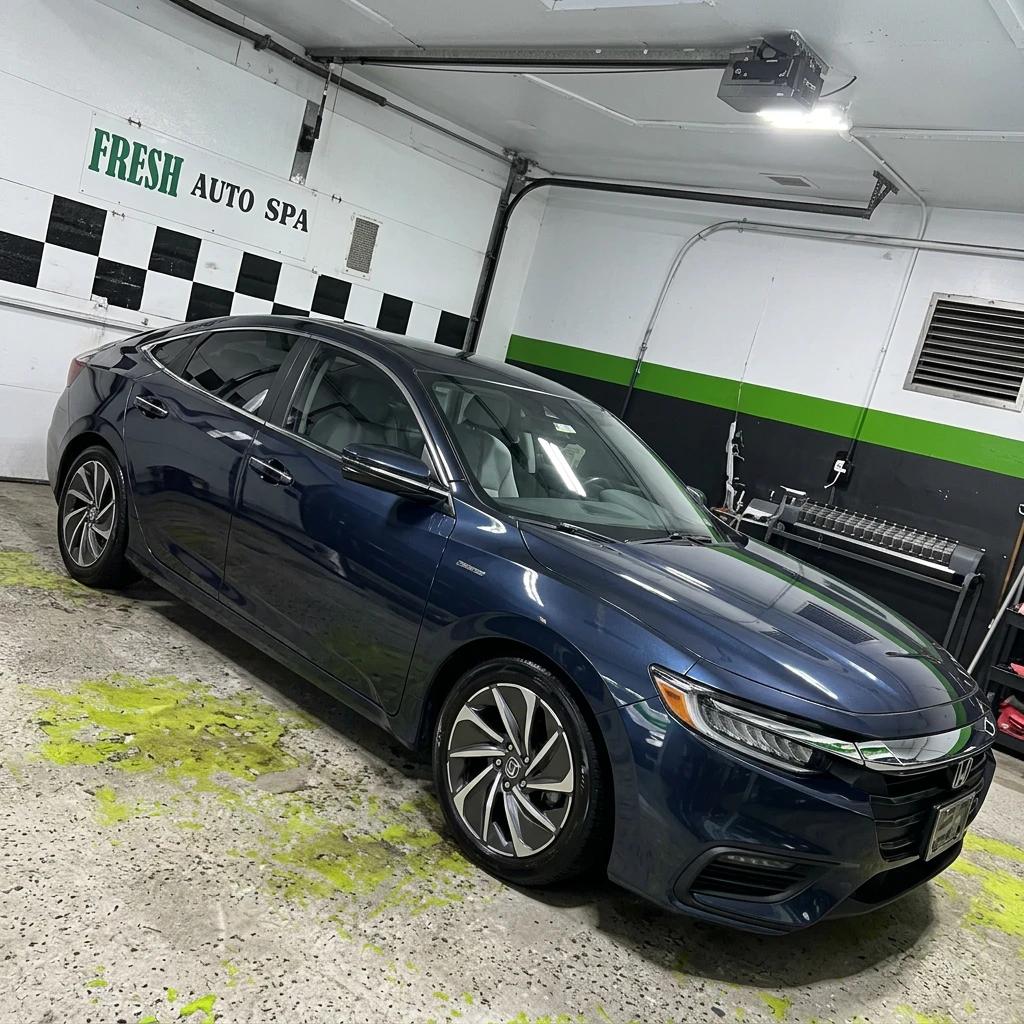 Sedan Detailing Blue Exterior — professional auto detailing work completed at Fresh Auto Spa in Port Chester, NY