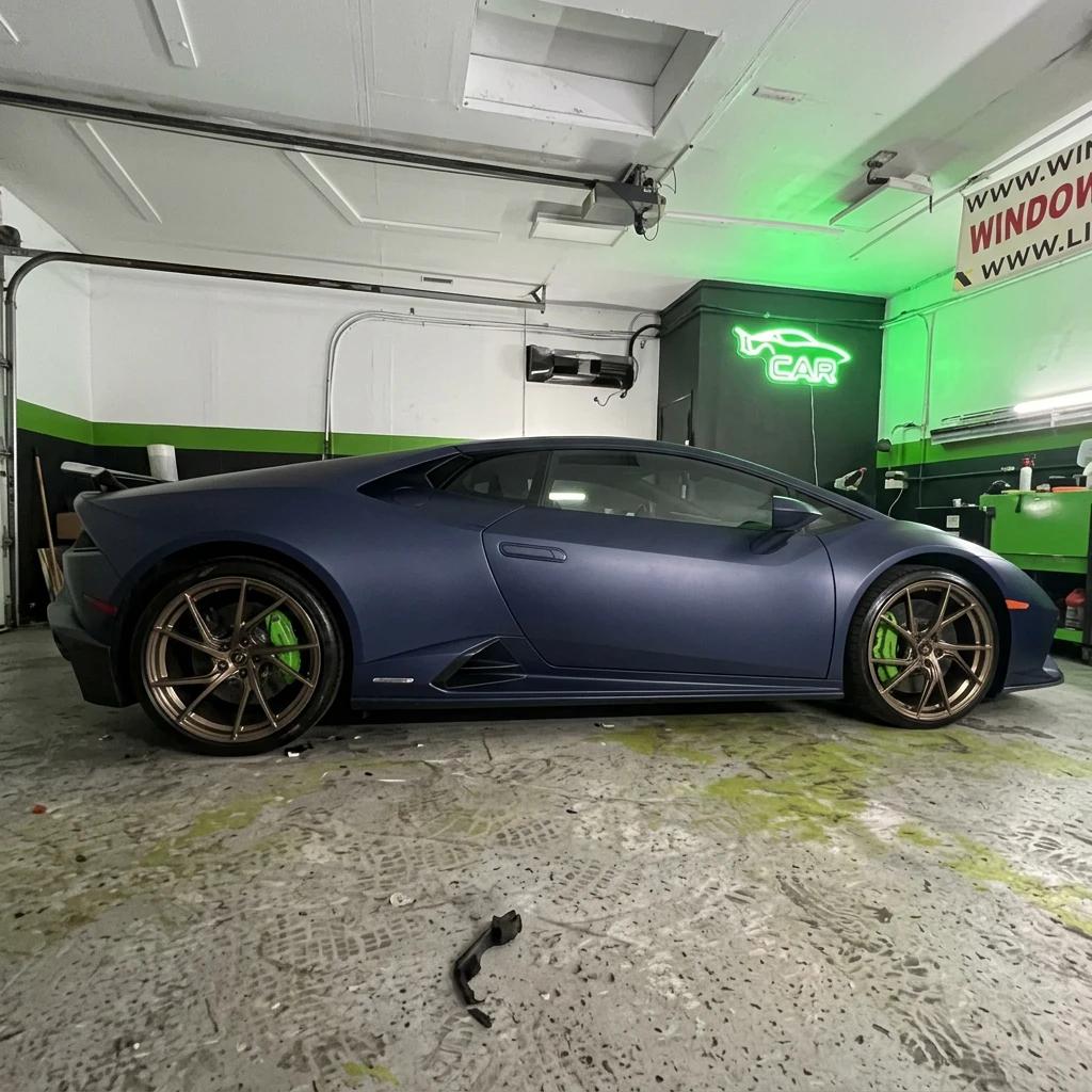 Sports Car Detailing Blue Side — professional auto detailing work completed at Fresh Auto Spa in Port Chester, NY