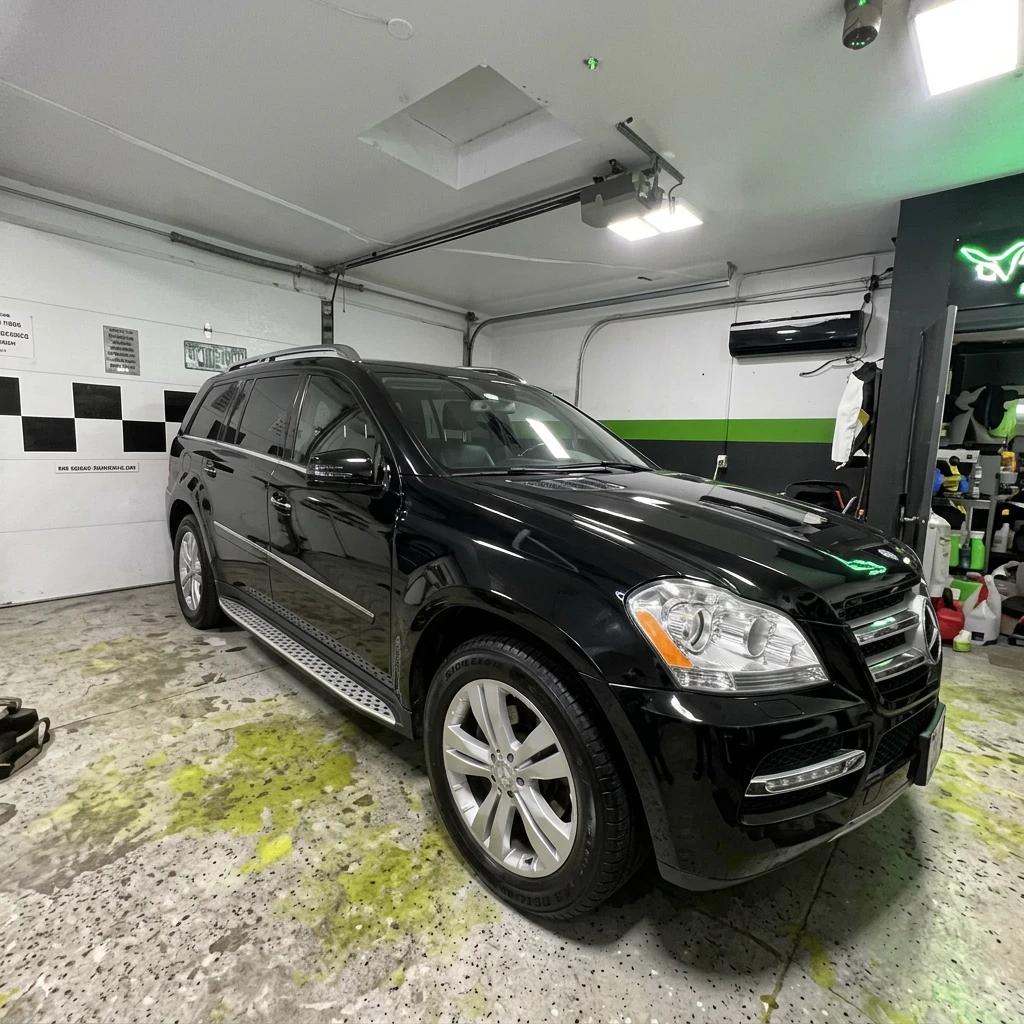 Luxury SUV Detailing Black Front — professional auto detailing work completed at Fresh Auto Spa in Port Chester, NY