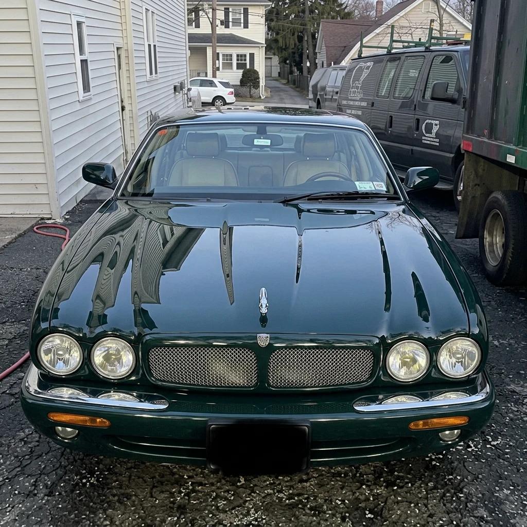 Classic Car Detailing Black Sedan — professional auto detailing work completed at Fresh Auto Spa in Port Chester, NY