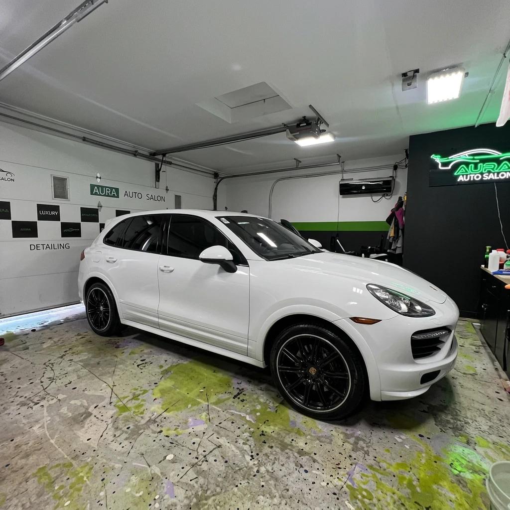 Luxury SUV Detailing White Showroom — professional auto detailing work completed at Fresh Auto Spa in Port Chester, NY