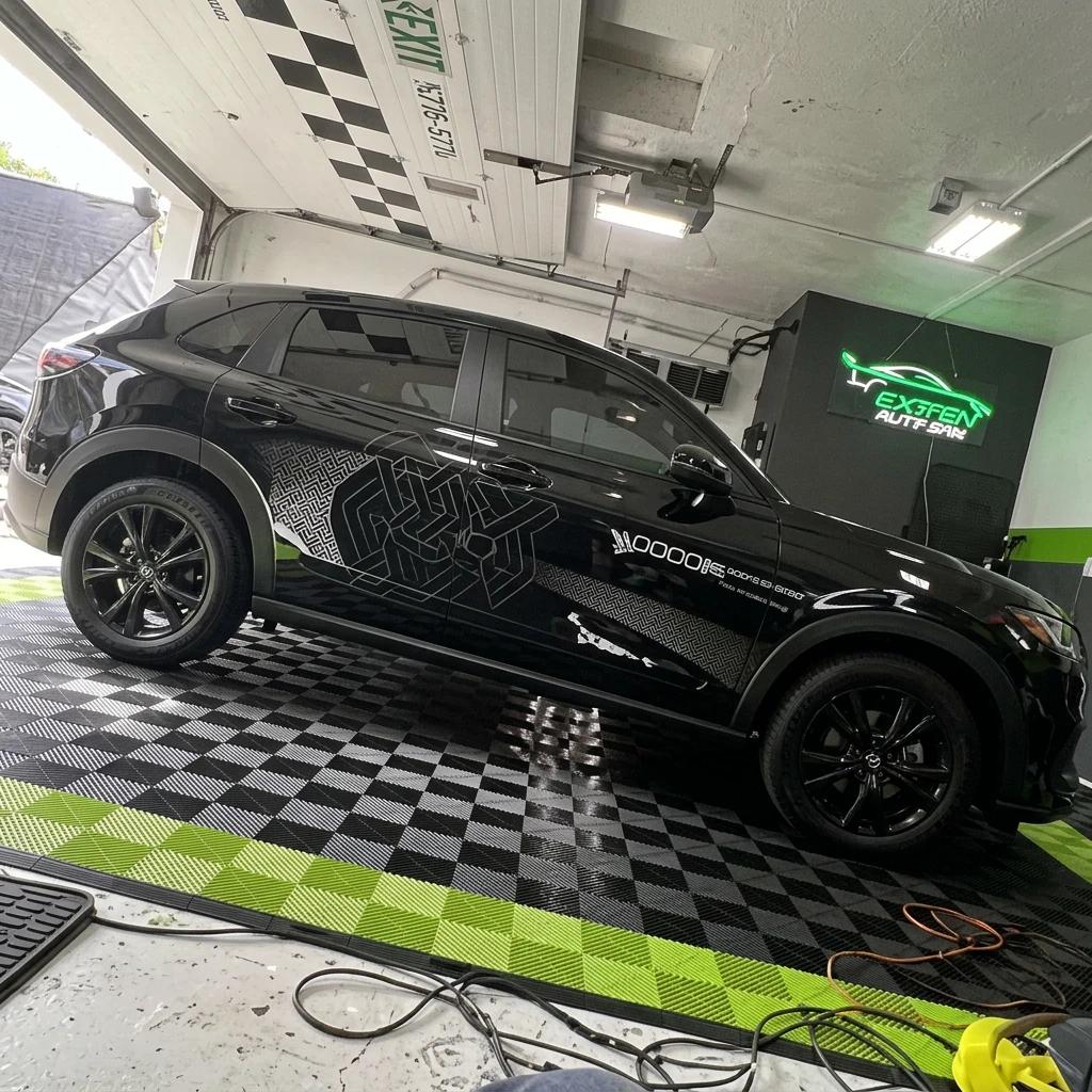 Truck Detailing Black Showroom — professional auto detailing work completed at Fresh Auto Spa in Port Chester, NY