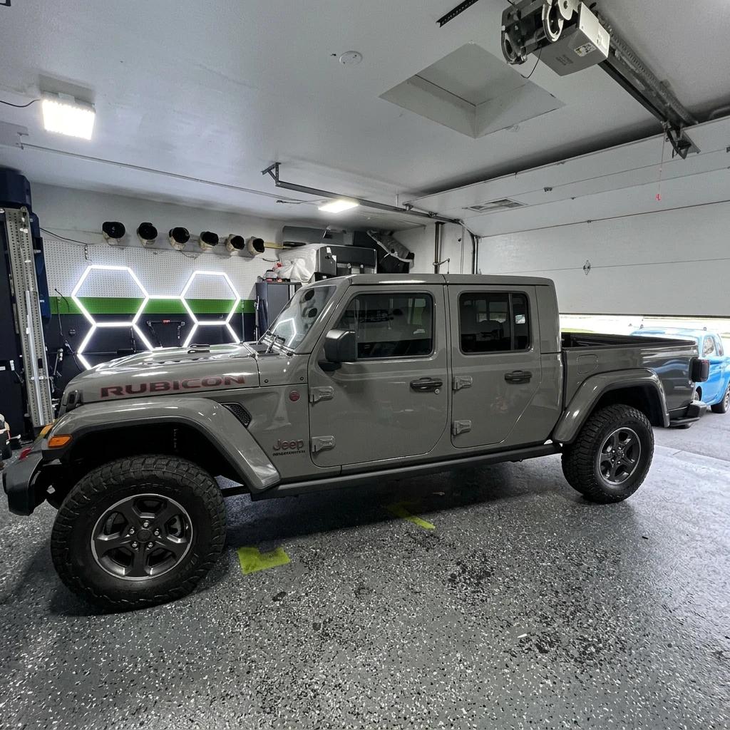 Truck Detailing Gray Offroad — professional auto detailing work completed at Fresh Auto Spa in Port Chester, NY