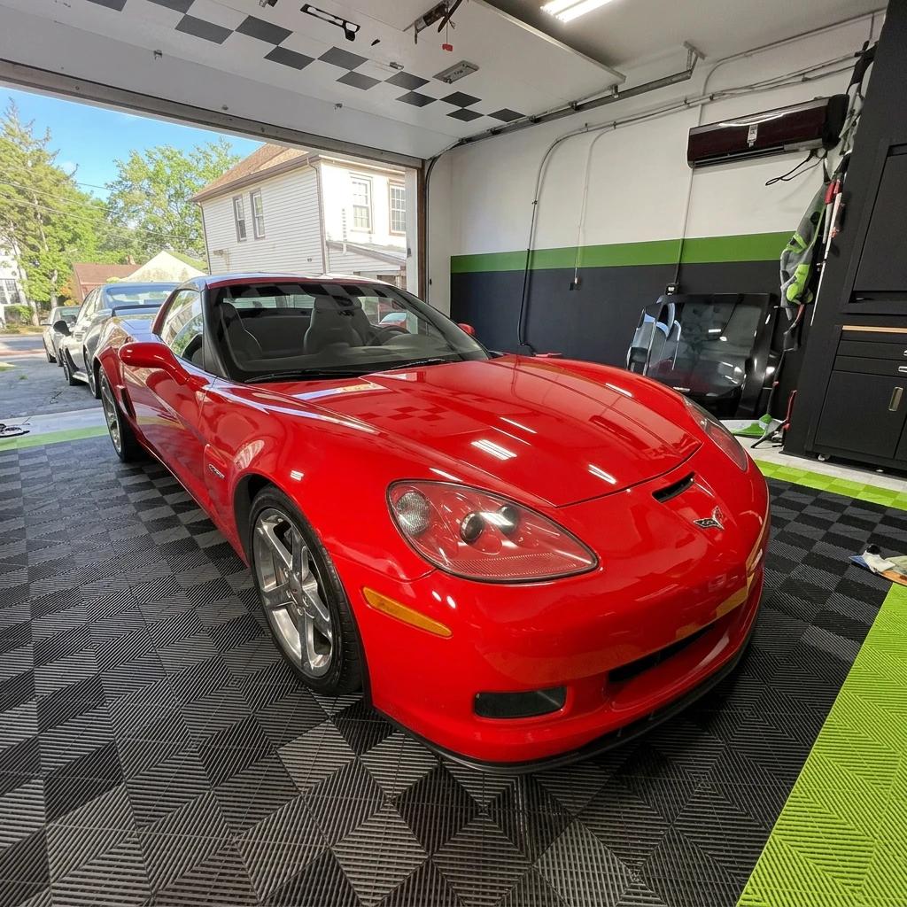Sports Car Detailing Red Convertible — professional auto detailing work completed at Fresh Auto Spa in Port Chester, NY