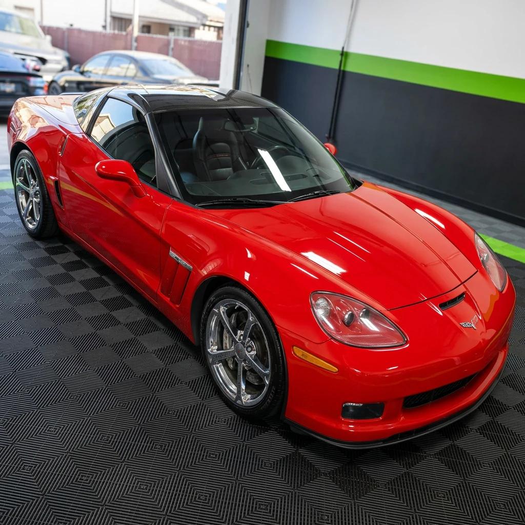Sports Car Detailing Red Side — professional auto detailing work completed at Fresh Auto Spa in Port Chester, NY