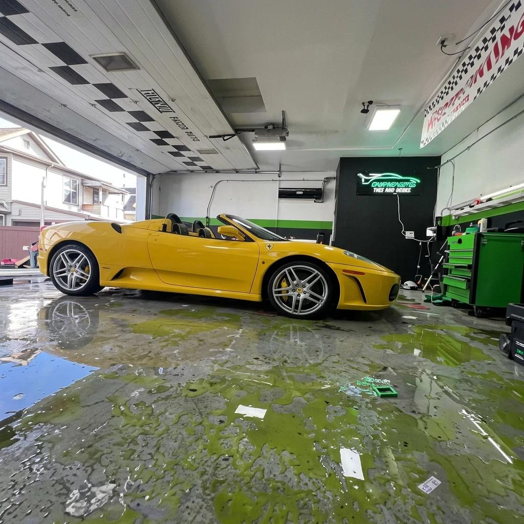 Sports Car Detailing Yellow Side — professional auto detailing work completed at Fresh Auto Spa in Port Chester, NY