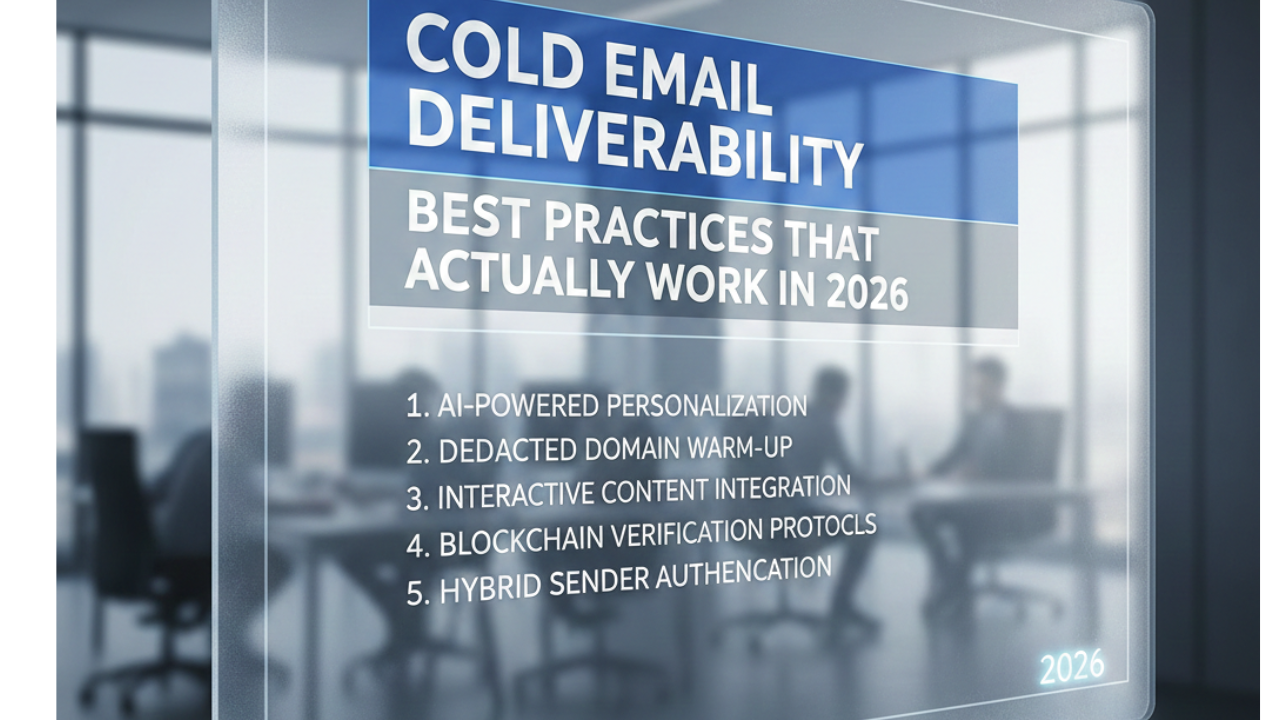 Cold Email Deliverability Best Practices That Actually Work in 2026