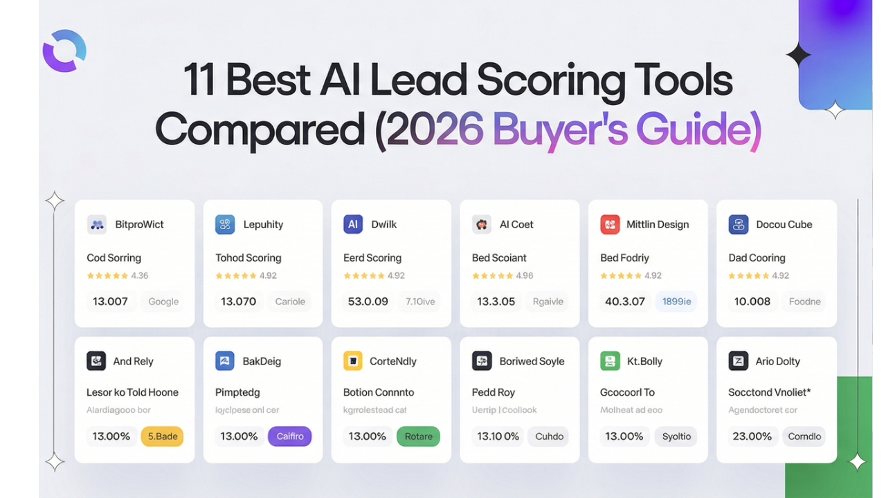 11 Best AI Lead Scoring Tools Compared (2026 Buyer's Guide)