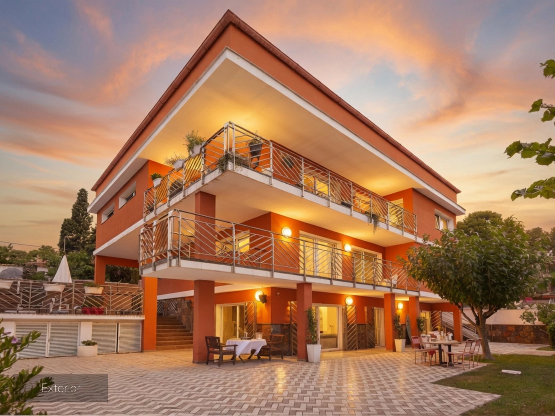 Villa mediterranea en Castelldefels