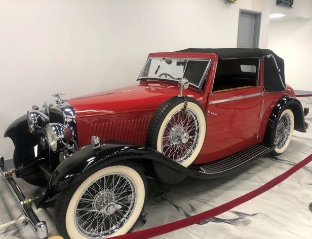 1936 Alvis Firebird Drophead Coupe — museum photo