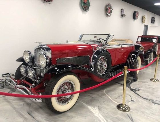 1930 Duesenberg Model J Torpedo Boattail Speedster — museum photo