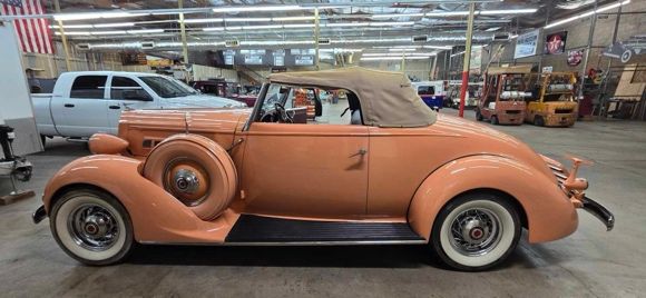 1936 Packard 120 Convertible Series 12 1st Gen — museum photo