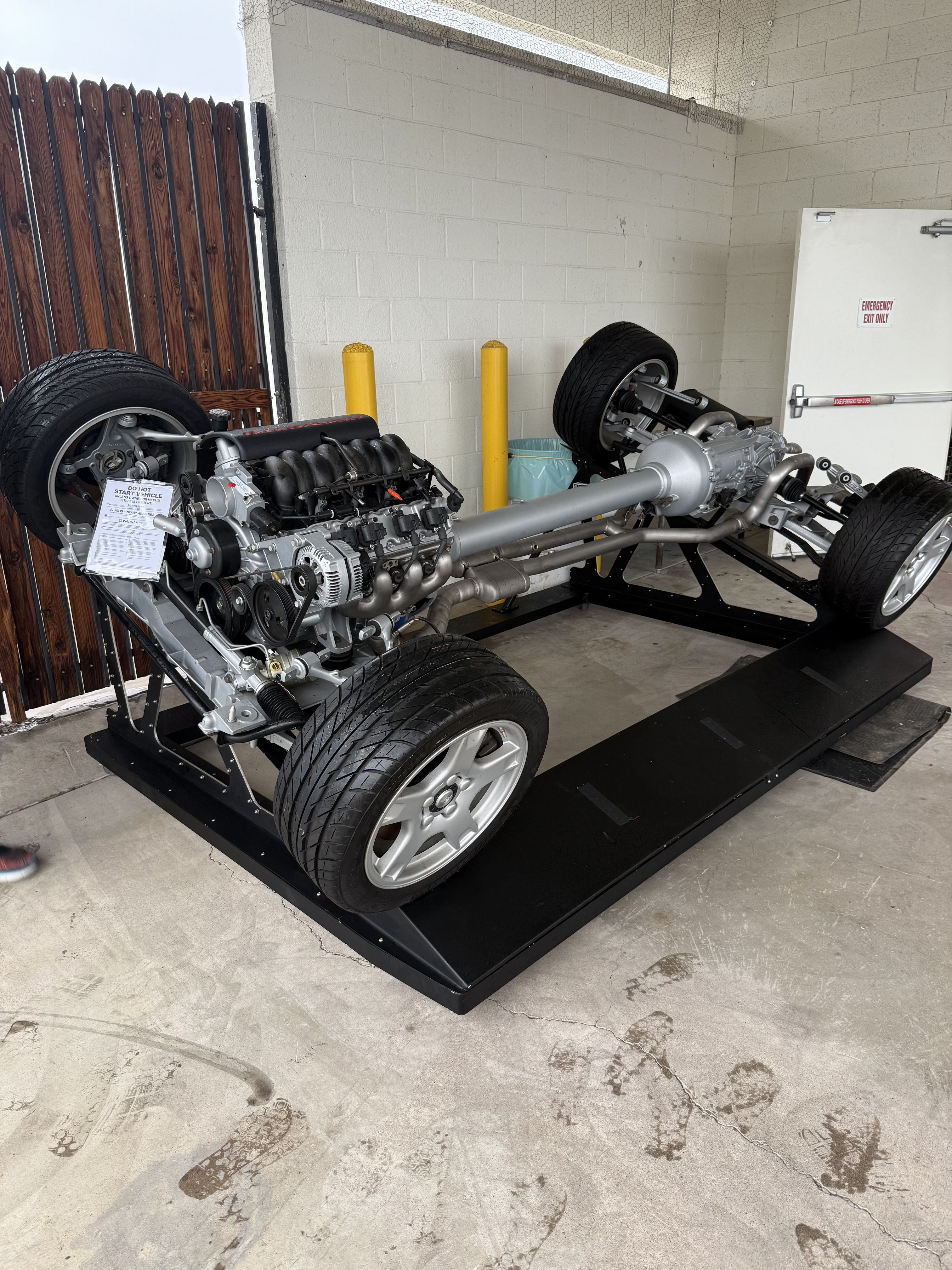1998 Chevrolet Corvette C5 Chassis, museum photo
