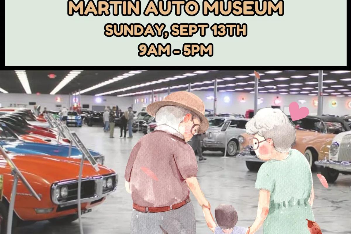 Grandparents Day at the Martin Auto Museum poster