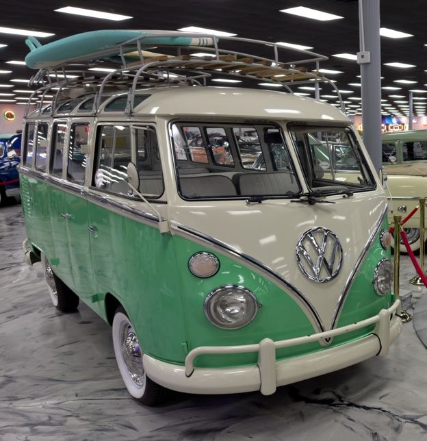 1973 Volkswagen Type 2 Kombi 23-Window Conversion — museum photo