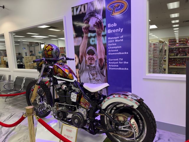 1994 Harley-Davidson Softail Arizona Diamondbacks Custom — museum photo