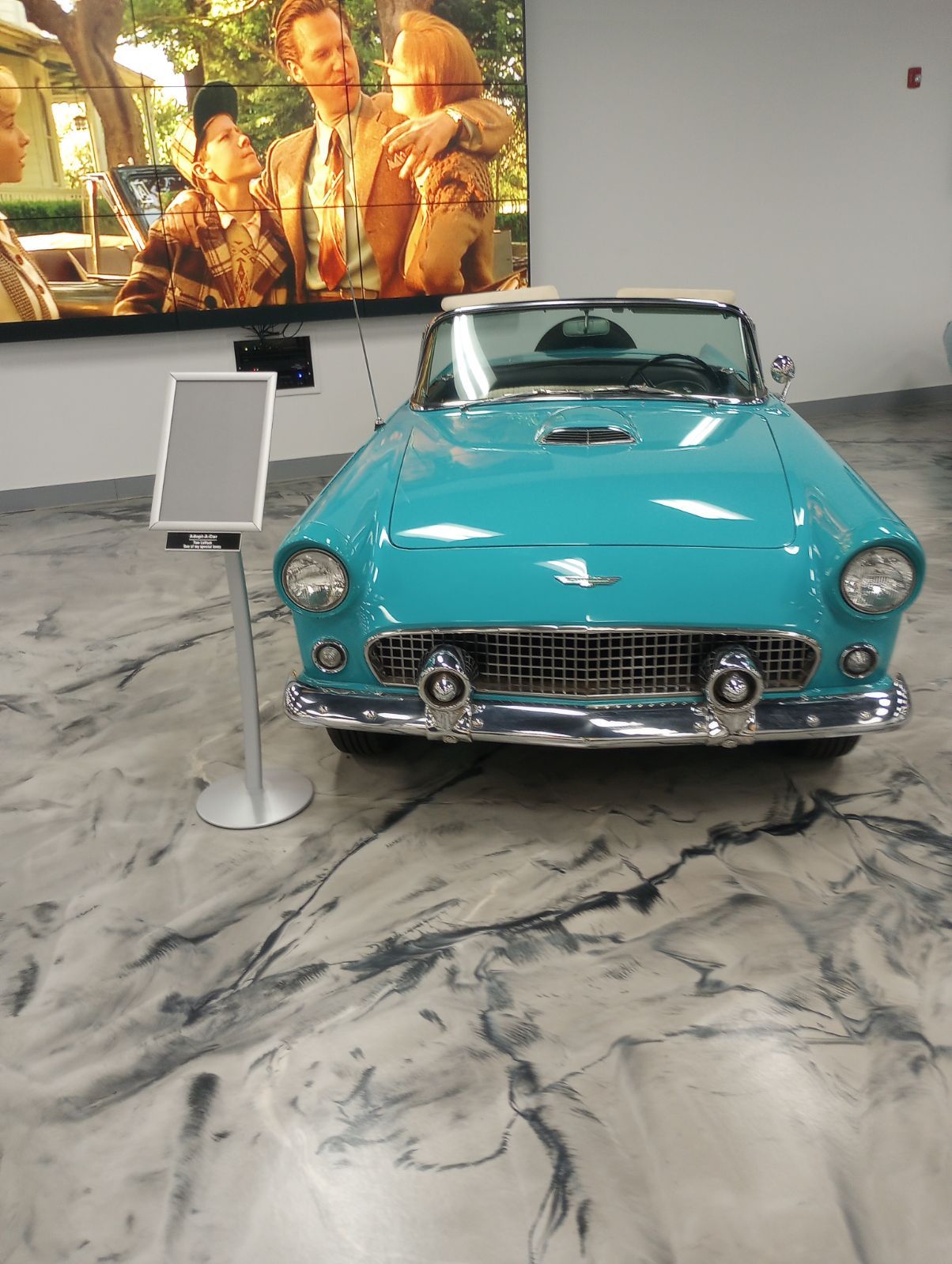 1956 Ford Thunderbird Convertible 1st Generation — museum photo