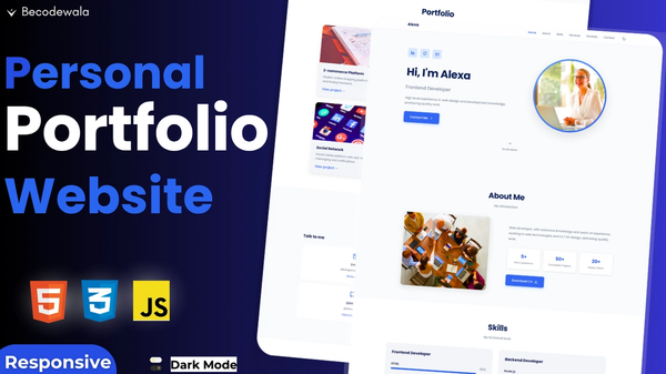 personal portfolio website