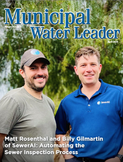 SewerAI Featured on the Cover of Municipal Water Leader Magazine