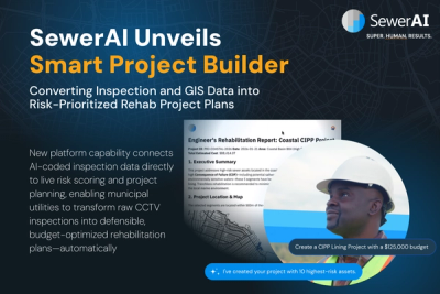 SewerAI Unveils Smart Project Builder: Converting Inspection and GIS Data into Risk-Prioritized Rehab Project Plans