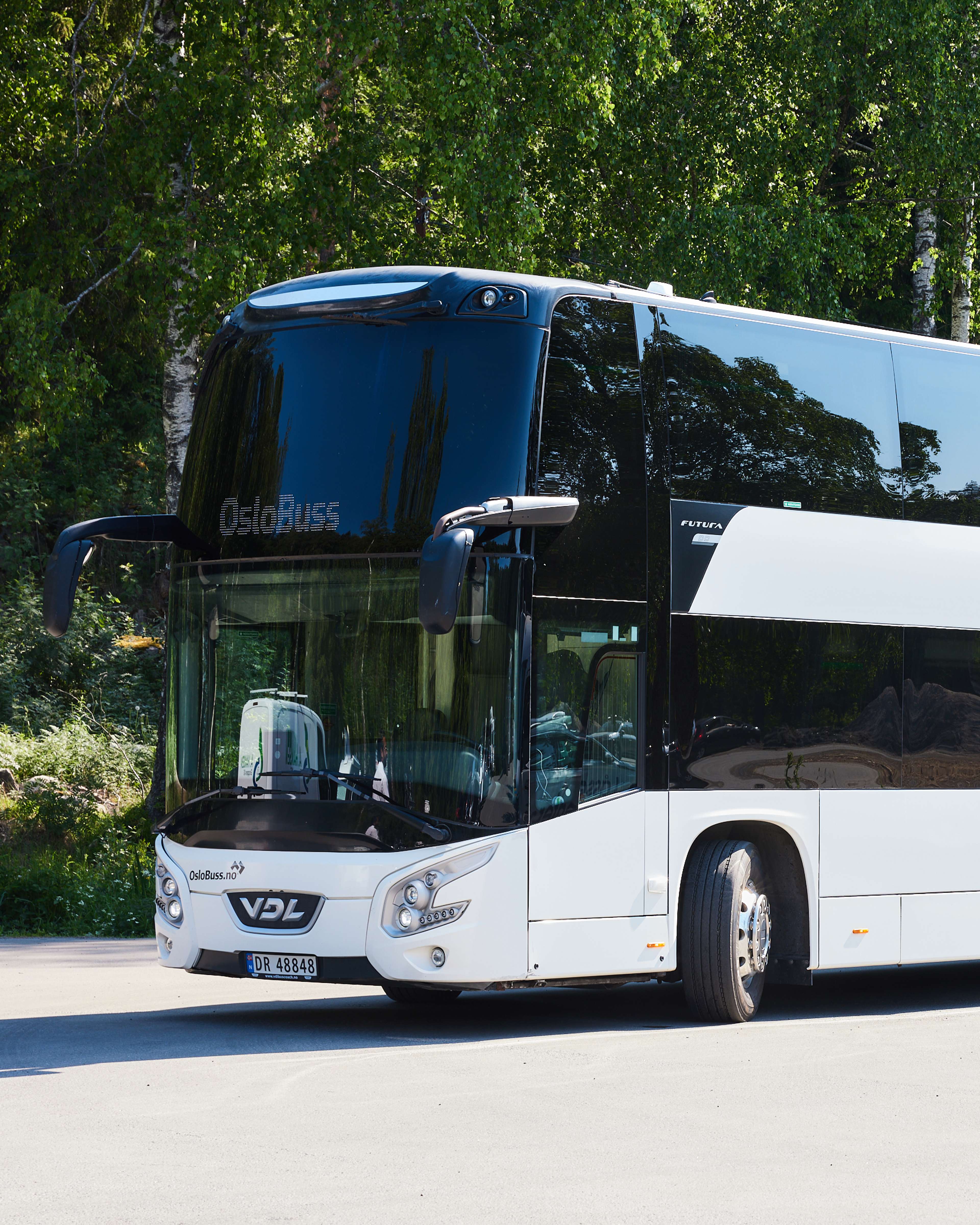 Shuttlebuss med kapasitet opp til 110 pax