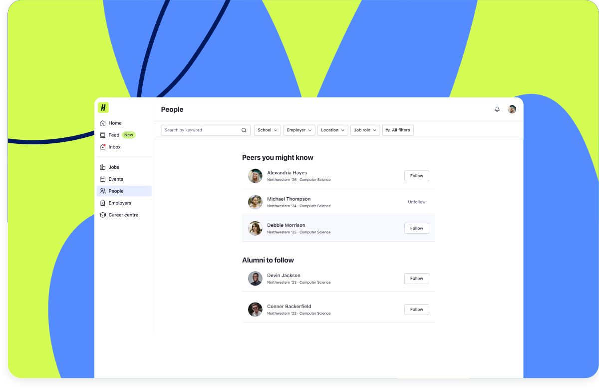 Networking made easy: find your people on Handshake | Handshake