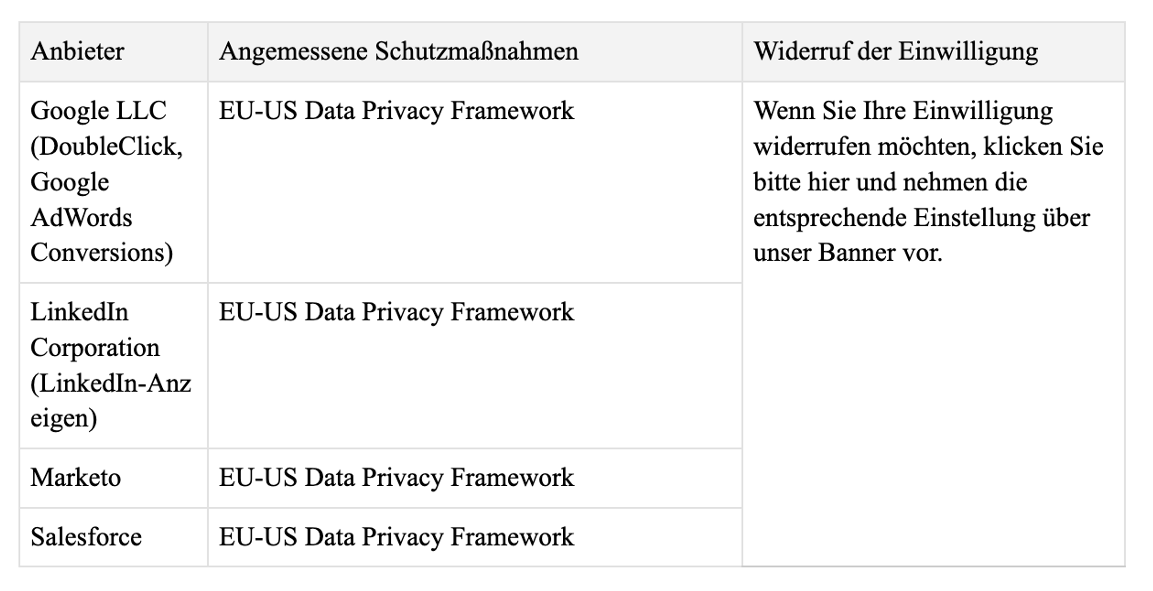 Drittanbieter