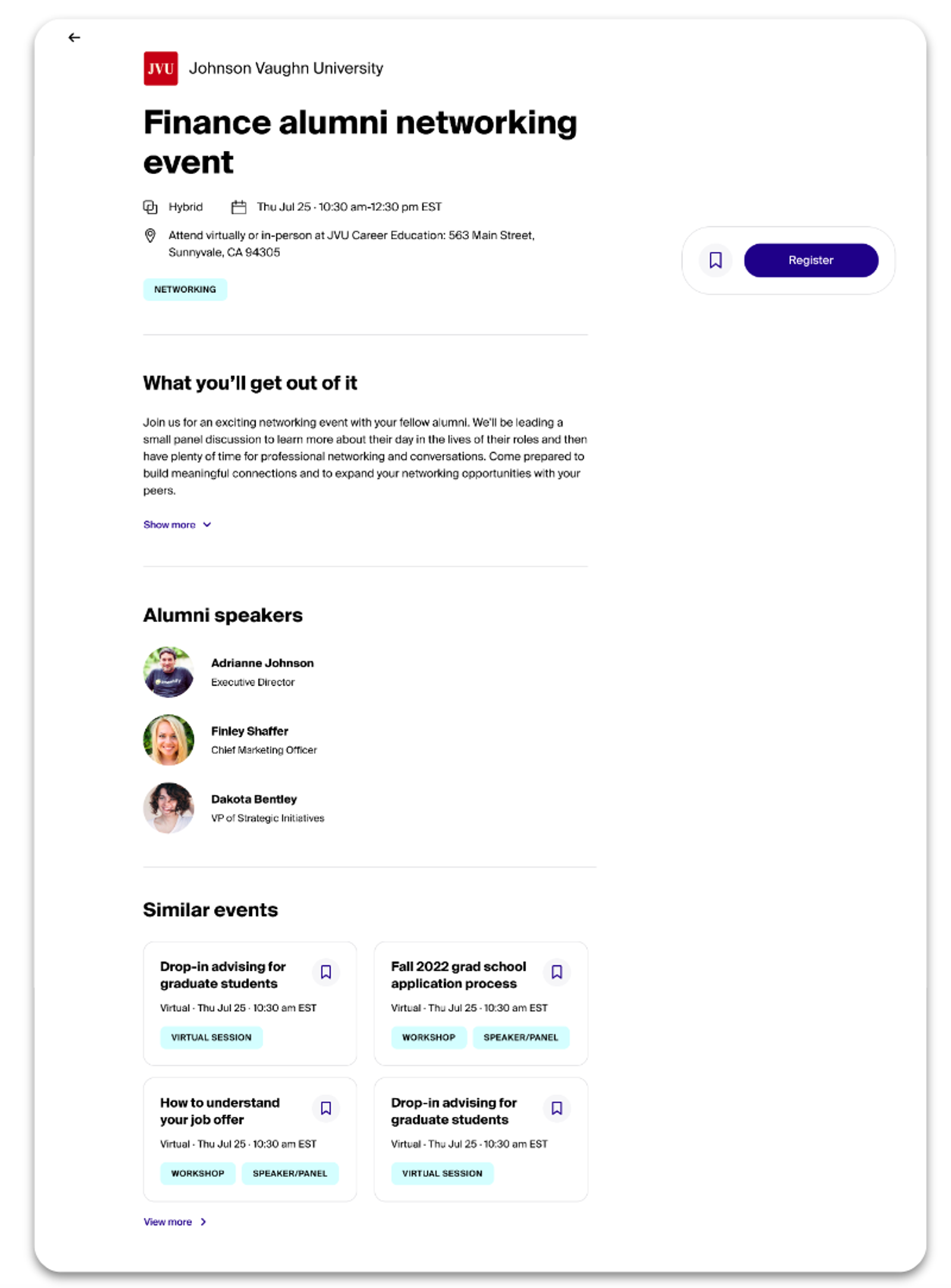 New: Event product updates | Handshake