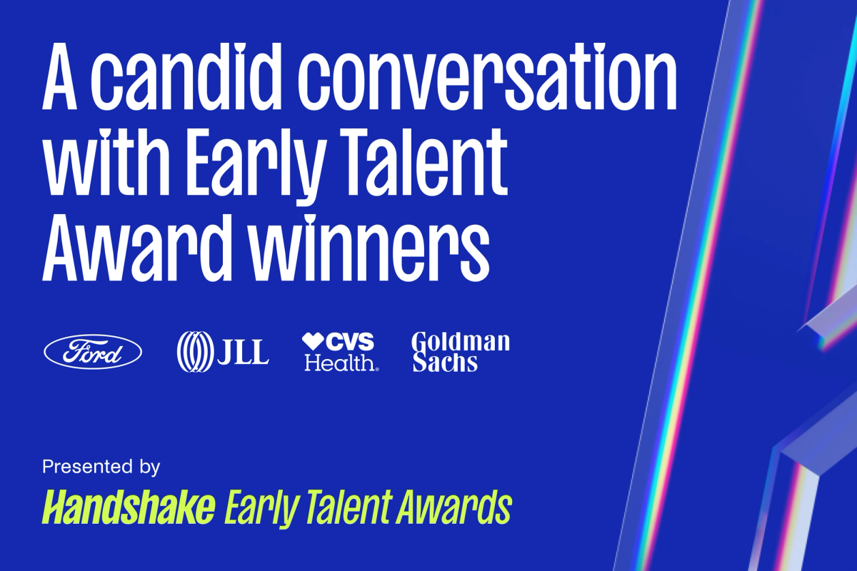 A candid conversation with Handshake Early Talent Award winners Handshake