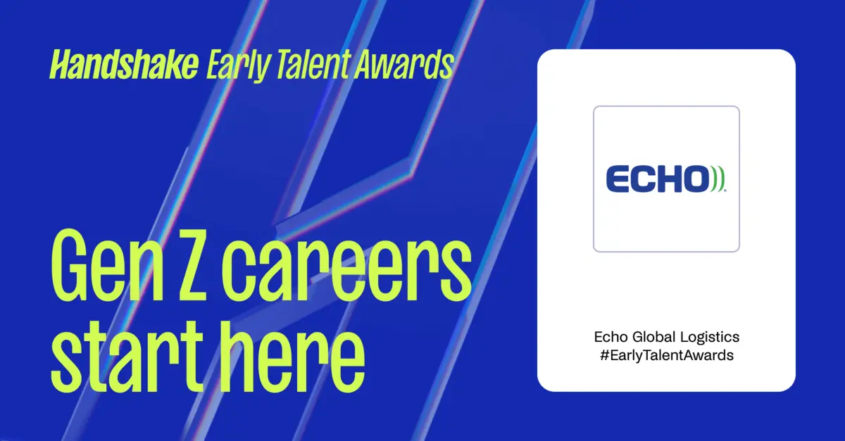 2023 Handshake Early Talent Awards - Echo Global Logistics | Handshake