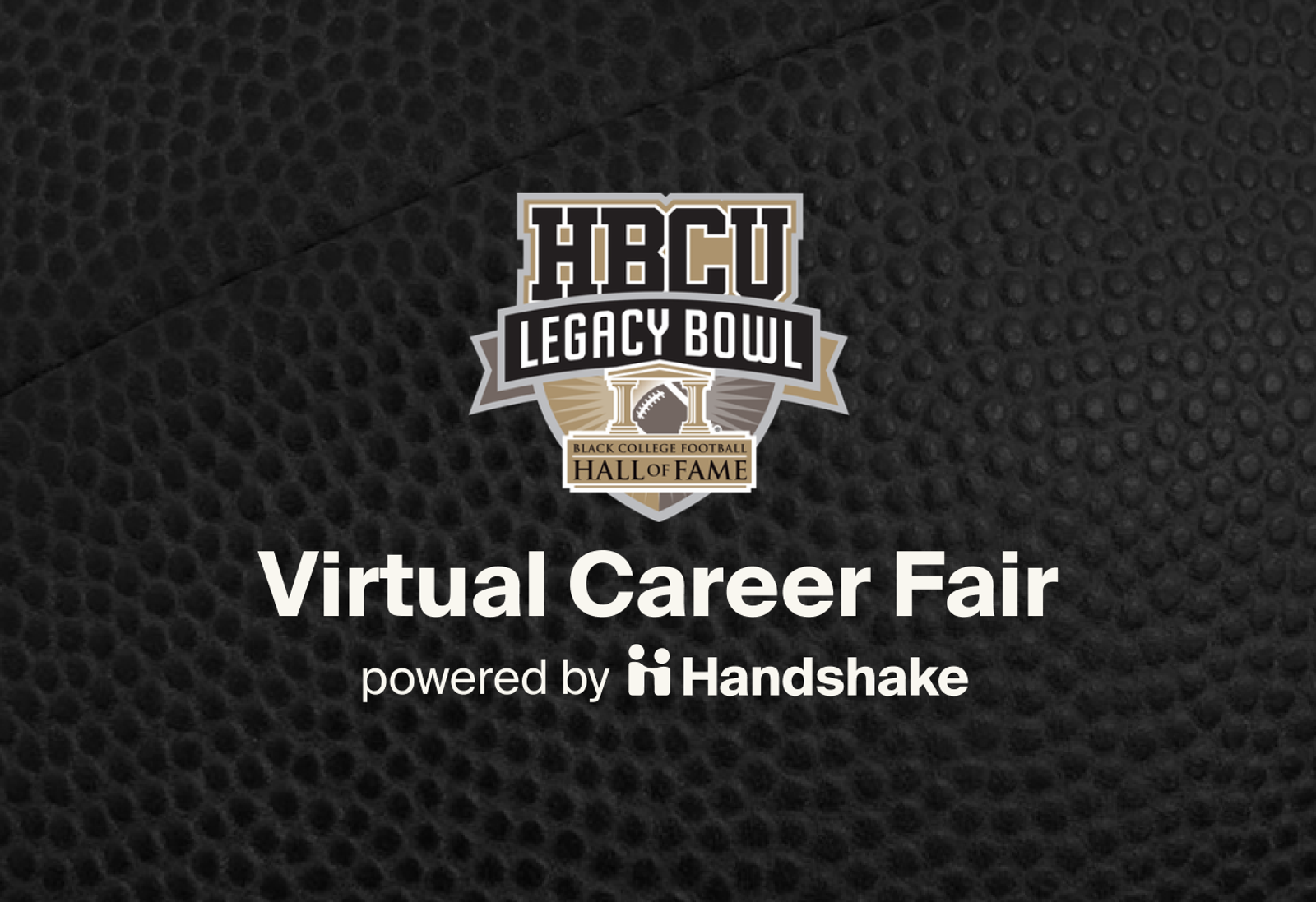 HBCU Legacy Bowl Virtual Career Fair Handshake