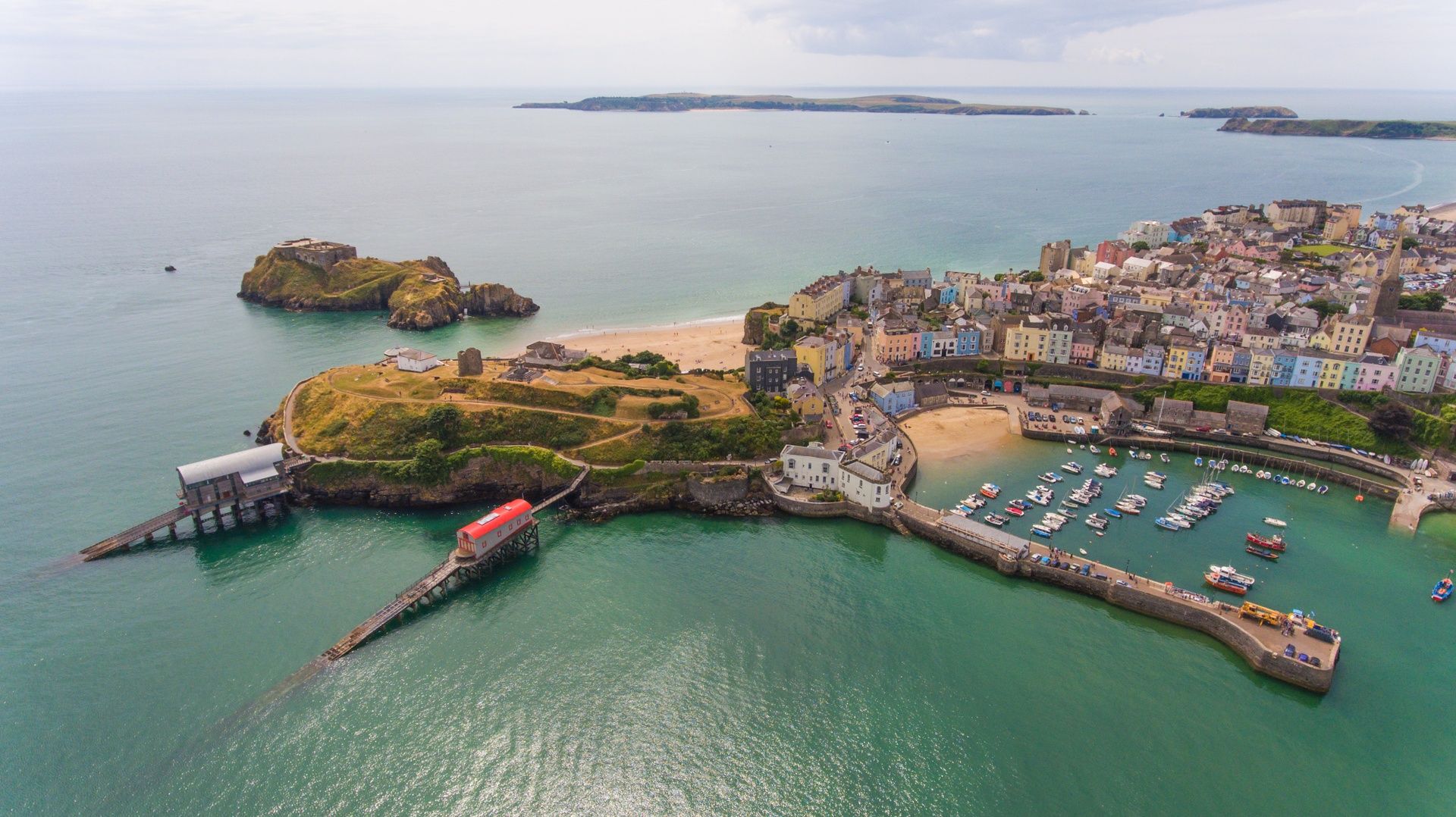 View of Tenby Harbour